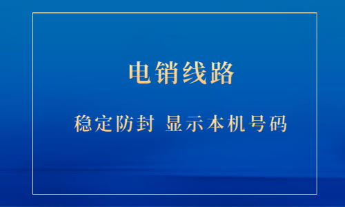 淮安電銷線路軟件